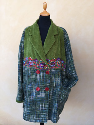 Manteau 2 couleurs