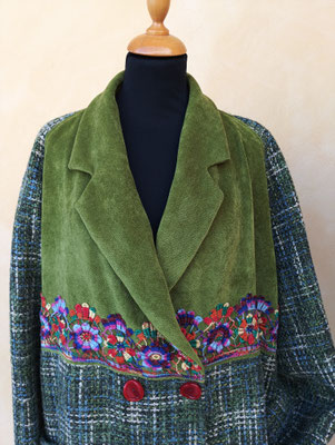 Manteau 2 couleurs