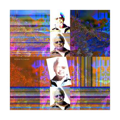 Autoportrait "Chaos" 08.25  / © Michel-Dt