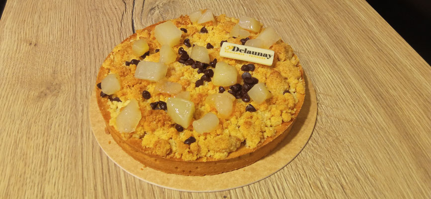 Crumble poire/chocolat