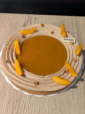 Inspiration abricot/noisette