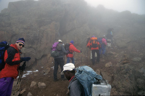 Auf dem Weg zum Mt. Kenia