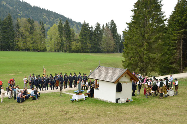 Bergmesse an der St. Georgs-Kapelle Bauer in der Au 2014