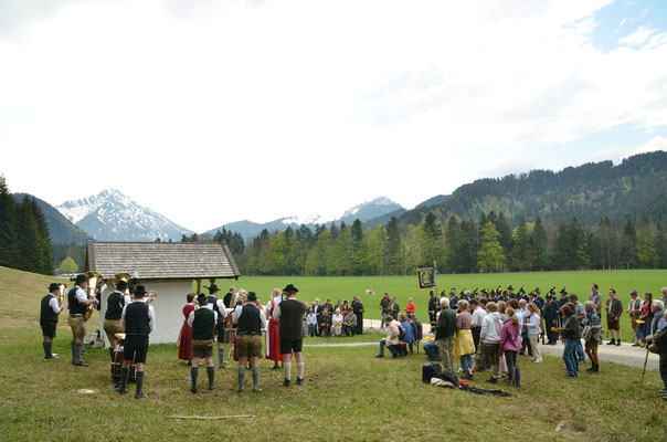 Bergmesse an der St. Georgs-Kapelle Bauer in der Au 2014