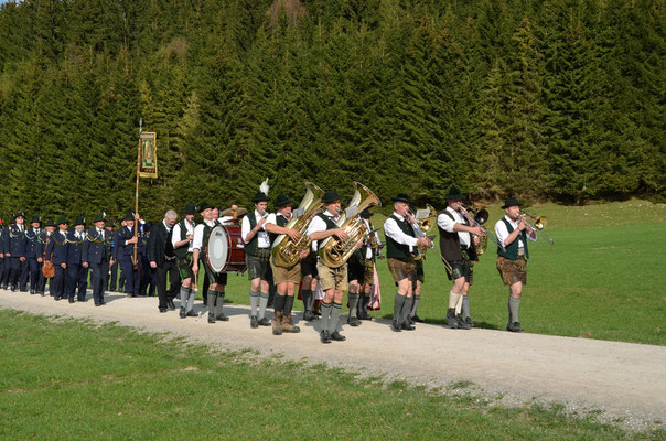 Bergmesse an der St. Georgs-Kapelle Bauer in der Au 2014