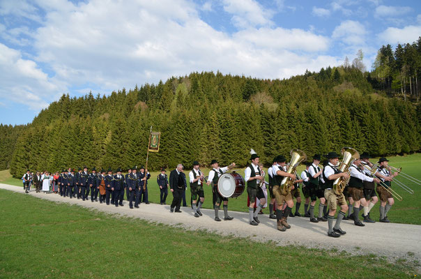 Bergmesse an der St. Georgs-Kapelle Bauer in der Au 2014