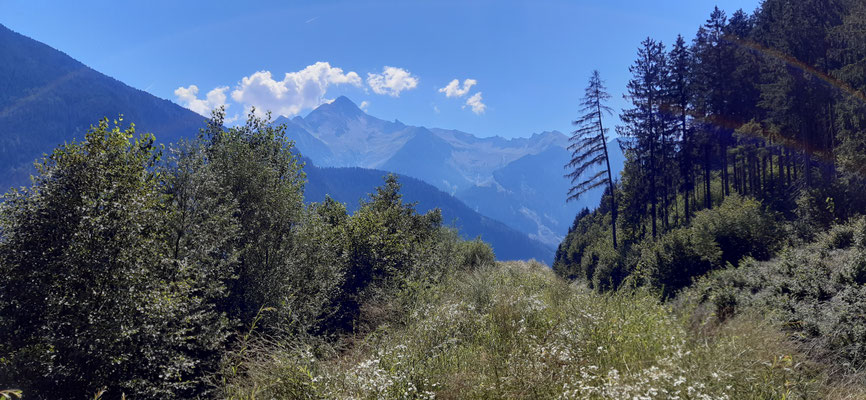Blickrichtung Süden mit Ahornspitze, Aufnahmestandort 5 Gehminuten vom Haus