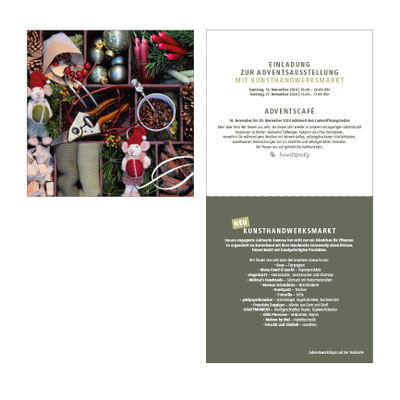 Einladung | 14 cm | 4-seitig