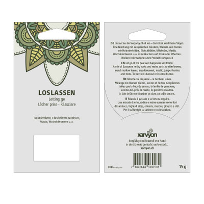 Verpackung Räuchermischung