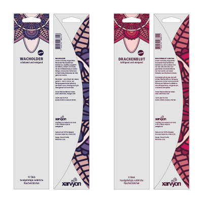 Räucherstäbli-Verpackungen