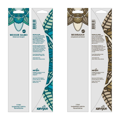 Räucherstäbli-Verpackungen