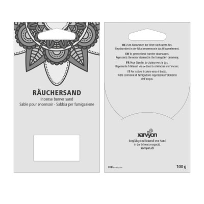 Verpackung Räuchersand