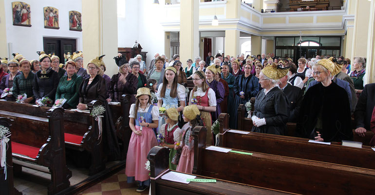 Goldhauben Bezirksmaiandacht 2019, Foto: Berndt Pachleitner