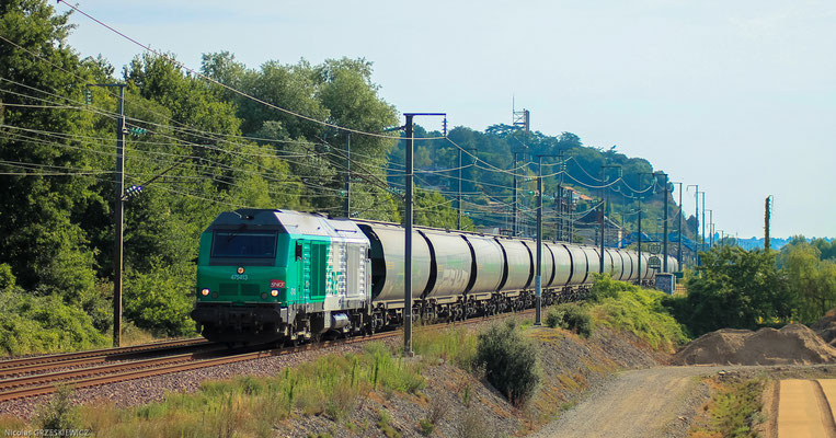 Encore le 72125 en direction de Rennes, Mauves sur Loire, 03/08/2019.