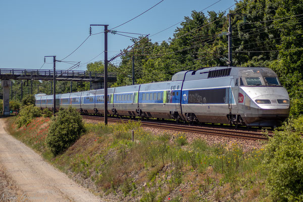 Train n°8876 Nantes - Paris Montparnasse du 18 Mai 2020.