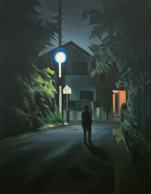 afterimage of the night , 1,167×910㎜ , oil on canvas , 2024