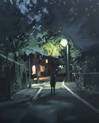 afterimage of the night , 1620×1303㎜ , oil on canvas , 2023
