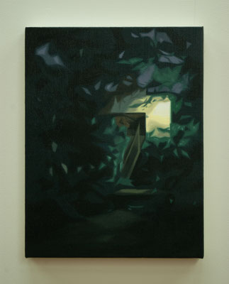 afterimage of the night , 350×270㎜ , oil on canvas , 2024