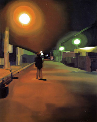 街灯 , 1620×1303㎜ , oil on canvas , 2005 , 清須市はるひ美術館蔵