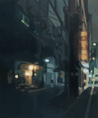 afterimage of the night , 727×606㎜ , oil on canvas , 2023