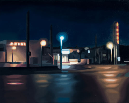 afterimage of the night (sign) , 530×652㎜ , oil on canvas , 2023
