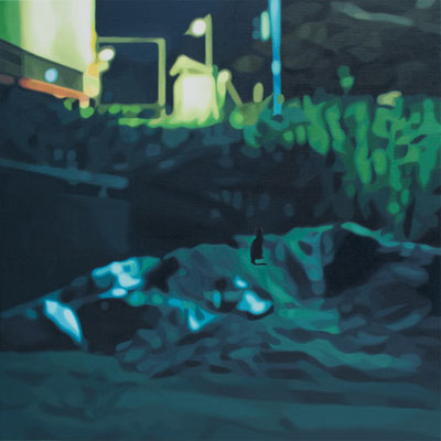 Untitled , 727×727㎜ , oil on canvas , 2023