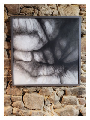 Fanée / 1993 / Aquarelle sur papier Arches / 69x69cm