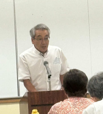 副会長の挨拶から始まりました。