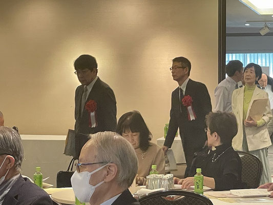 ご来賓の皆様が入場されました