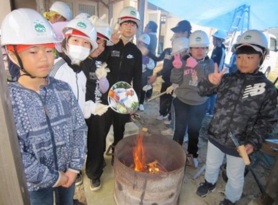 森林の学舎 火起こし体験