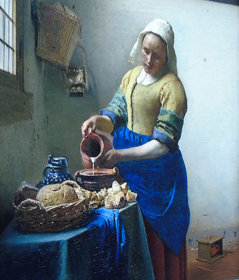 Milkmaid by Johannes Vermeer, HollandDutchTours.nl