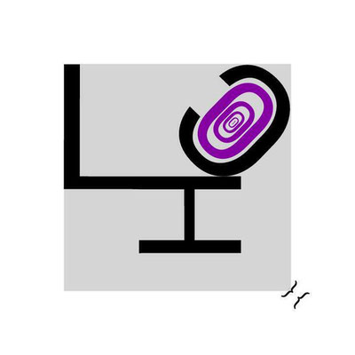Diptychon: "DIE SINGULARITÄT DES LOCHS" / links "INNERE UNENDLICHKEIT"
