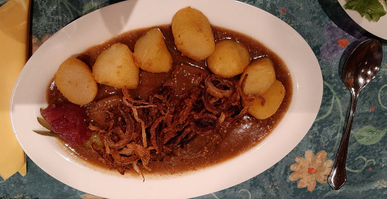 Thernberg LGH-Thaler 27.September 2020 Oma´s Zwiebelrostbraten mit Bratkartoffeln