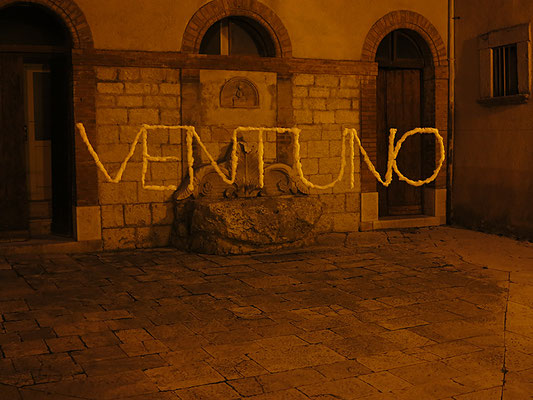 Anna Maria Tina, "Lunedì, verso sera". Azione pubblica / San Giuliano del Sannio, 2016