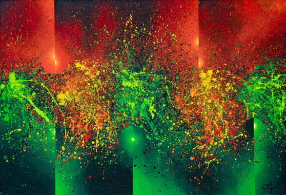 Jungle Fever (Acryl auf Leinwand; 130x90cm)1300CHF