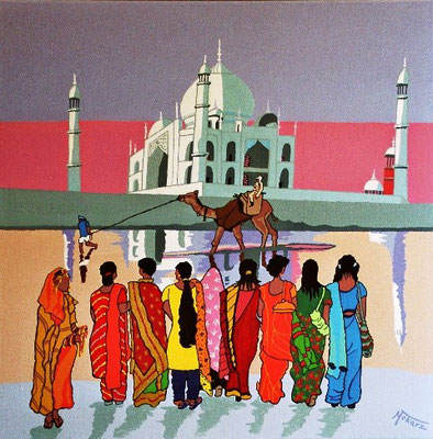 "Taj Mahal" - 60x60 - Nr:325