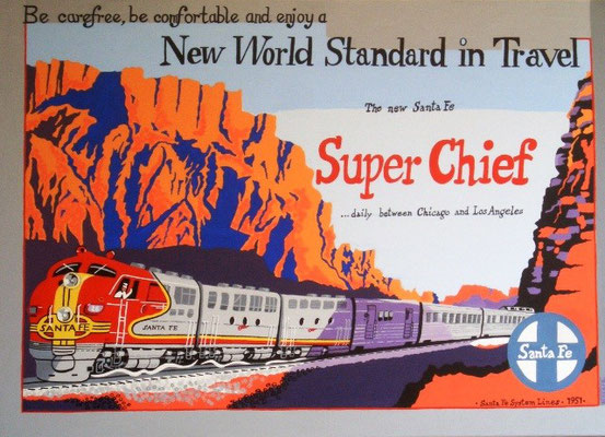 "Santa Fe- Super Chief 1951" - 100x70 -Nr:476