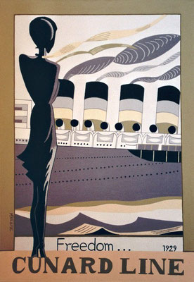 "Freedom... Cunard Line 1929" - 100x70 -Nr:487