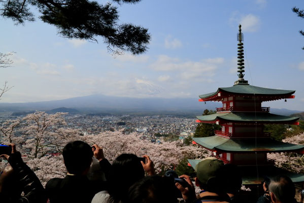  ・外国人に有名な「新倉山浅間神社」