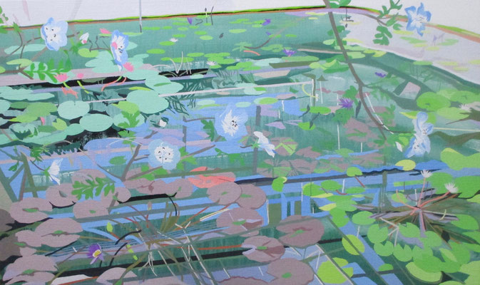 迷子の風景-No.188- acrylic on canvas （45.5×27.3㎝）M8