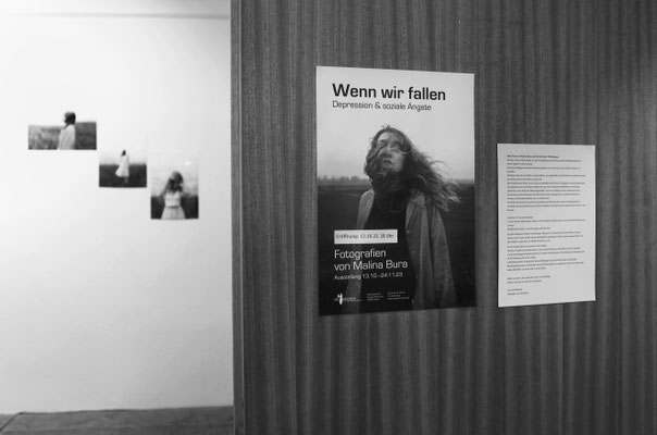 Ausstellung "Wenn wir fallen" über Depressionen & soziale Ängste in Rostock