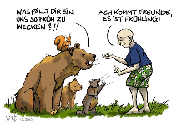 Einladungskarte zu einem Frühlingsfest