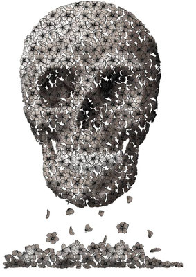 Illustration für Ausstellung "Religion und Tod"