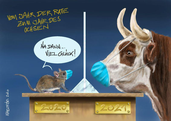 Neujahrskarte