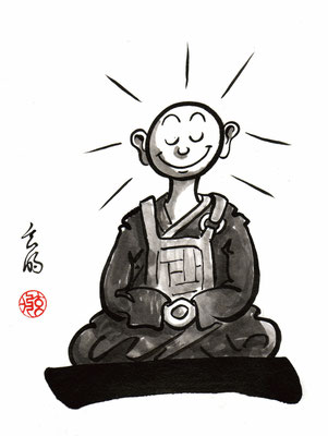 Titelbild für "Zen - weil es glücklich macht", Kristkeitz Verlag 2009