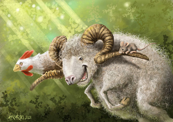 Illustration Bockspringen