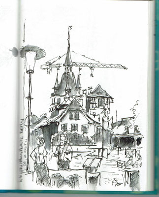 Urban sketching in Bern