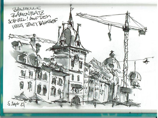Urban sketching in Bern
