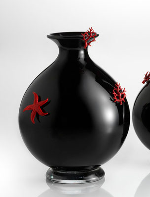 Vase Corals and Stars - Murano hand blown glass