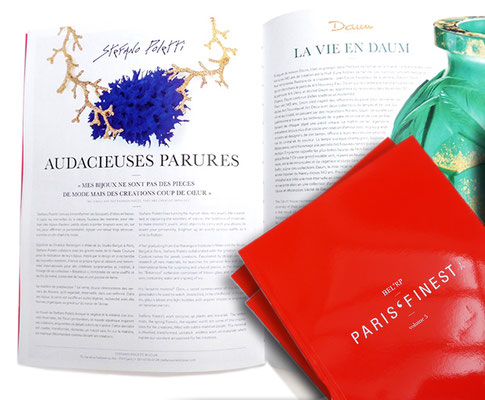 Our AW18 Récif collection in the latest issue of Paris' Finest, an exclusive "haute de gamme" magazine, available all over the world in the best luxury locations!